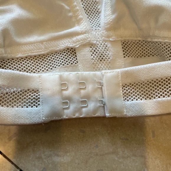 White choker mesh high waisted bikini set- New With Tags - Picture 3 of 10